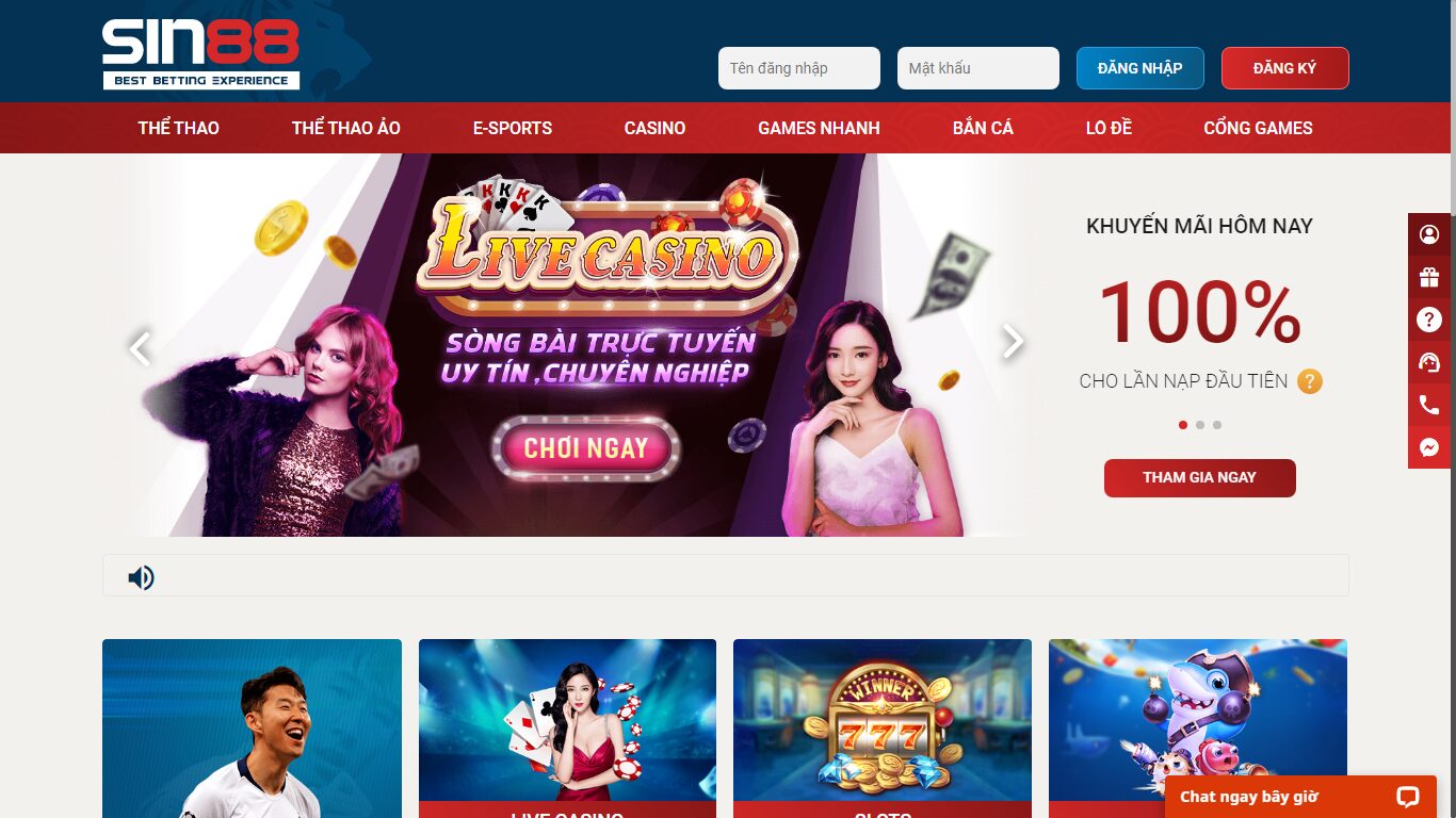 Thông tin giới thiệu về nhà cái Sin88 mà bạn nên biết